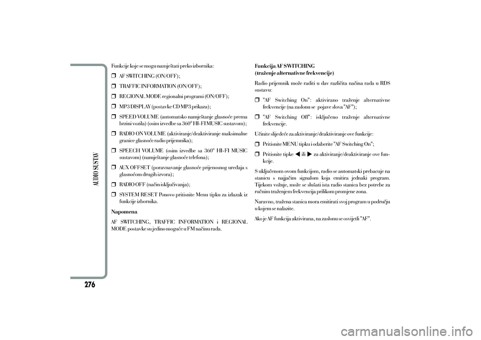 Lancia Ypsilon 2014  Knjižica s uputama za uporabu i održavanje (in Croatian) 