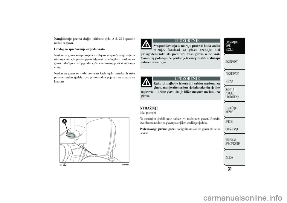 Lancia Ypsilon 2014  Knjižica s uputama za uporabu i održavanje (in Croatian) 