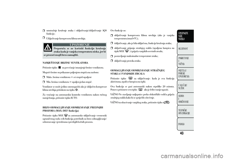 Lancia Ypsilon 2014  Knjižica s uputama za uporabu i održavanje (in Croatian) 