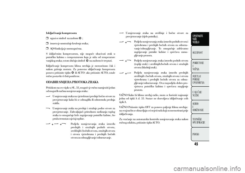 Lancia Ypsilon 2014  Knjižica s uputama za uporabu i održavanje (in Croatian) 