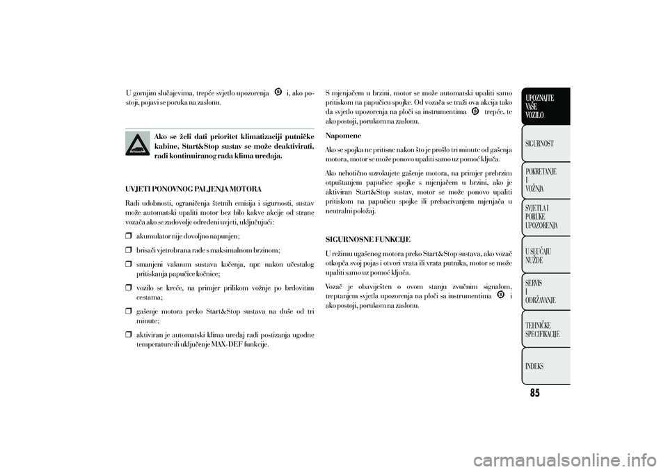 Lancia Ypsilon 2014  Knjižica s uputama za uporabu i održavanje (in Croatian) 