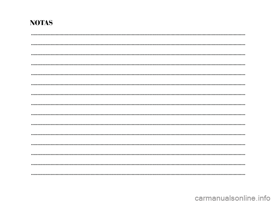 Lancia Delta 2015  Manual de Uso e Manutenção (in Portuguese) NOTAS
........................................................................\
..............................................................................................
.........................