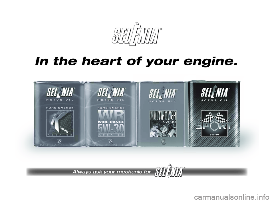 Lancia Delta 2010  Instrukcja obsługi (in Polish) Pagine_ITA.indd418-05-200511:54:19
®
Always ask your mechanic for 
®
Pagine_ITA.indd118-05-200511:53:40
In the heart of your engine.
267-274 Delta PL 3ed Allin. 4ed.qxd  20-04-2010  17:34  Pagina 27