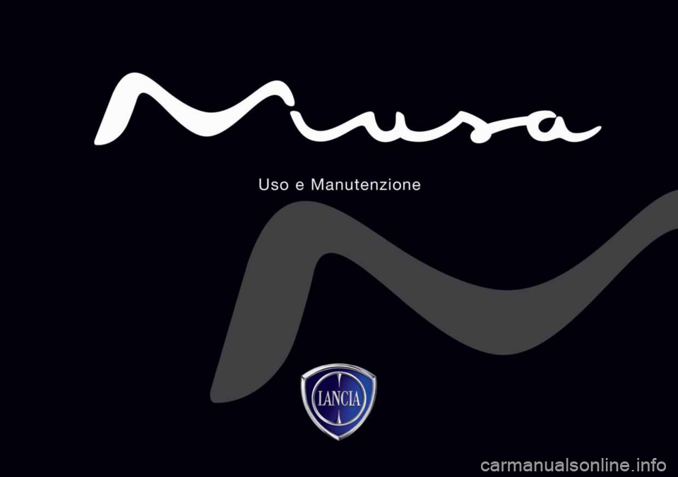 Lancia Musa 2008  Libretto Uso Manutenzione (in Italian) 