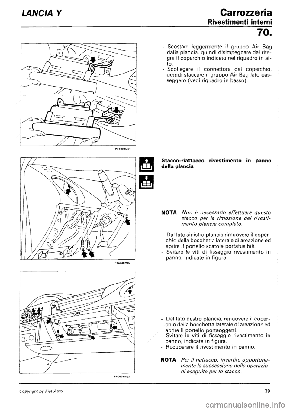 LANCIA Y 1997  Service Repair Manual 