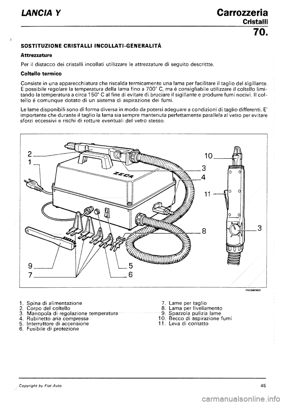 LANCIA Y 1997  Service Repair Manual 