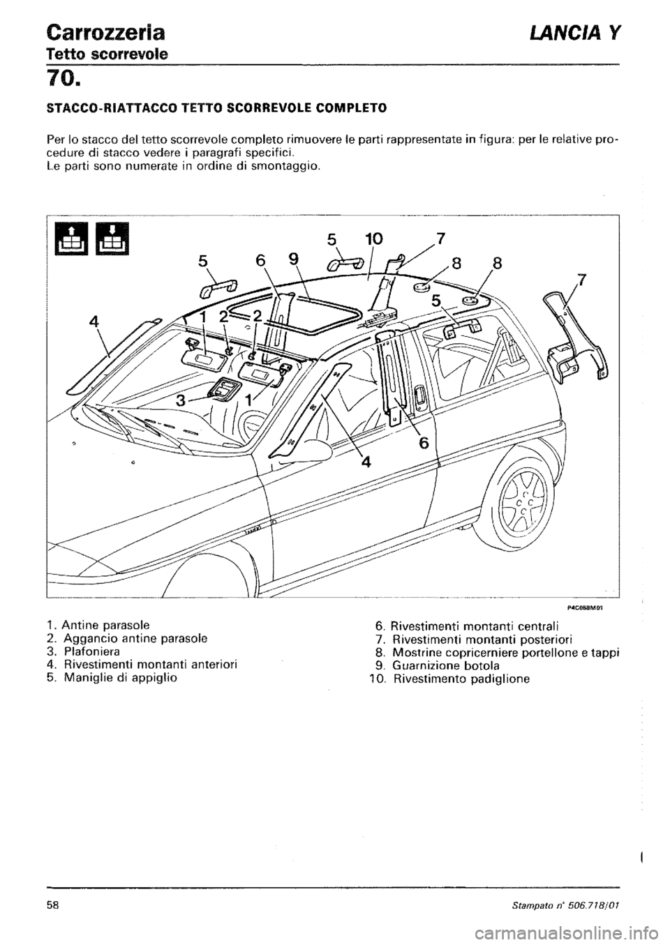 LANCIA Y 1997  Service Repair Manual 
