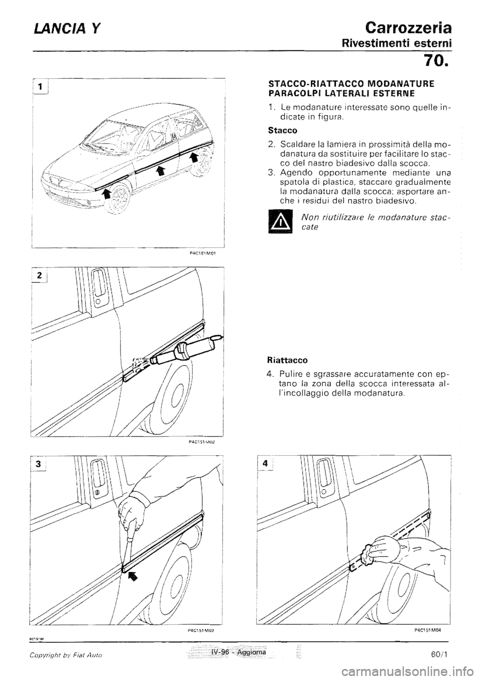 LANCIA Y 1997  Service Repair Manual 