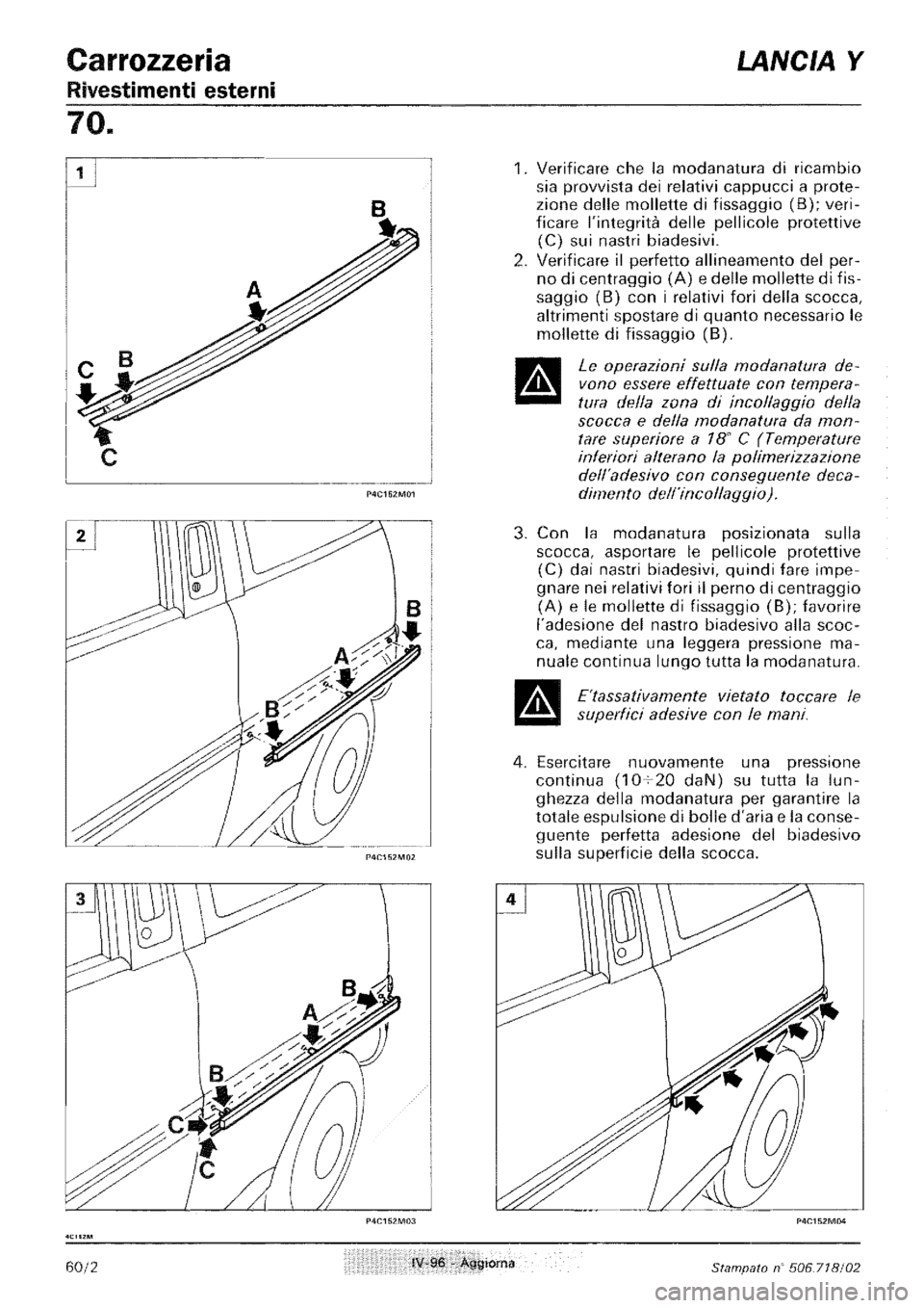 LANCIA Y 1997  Service Repair Manual 