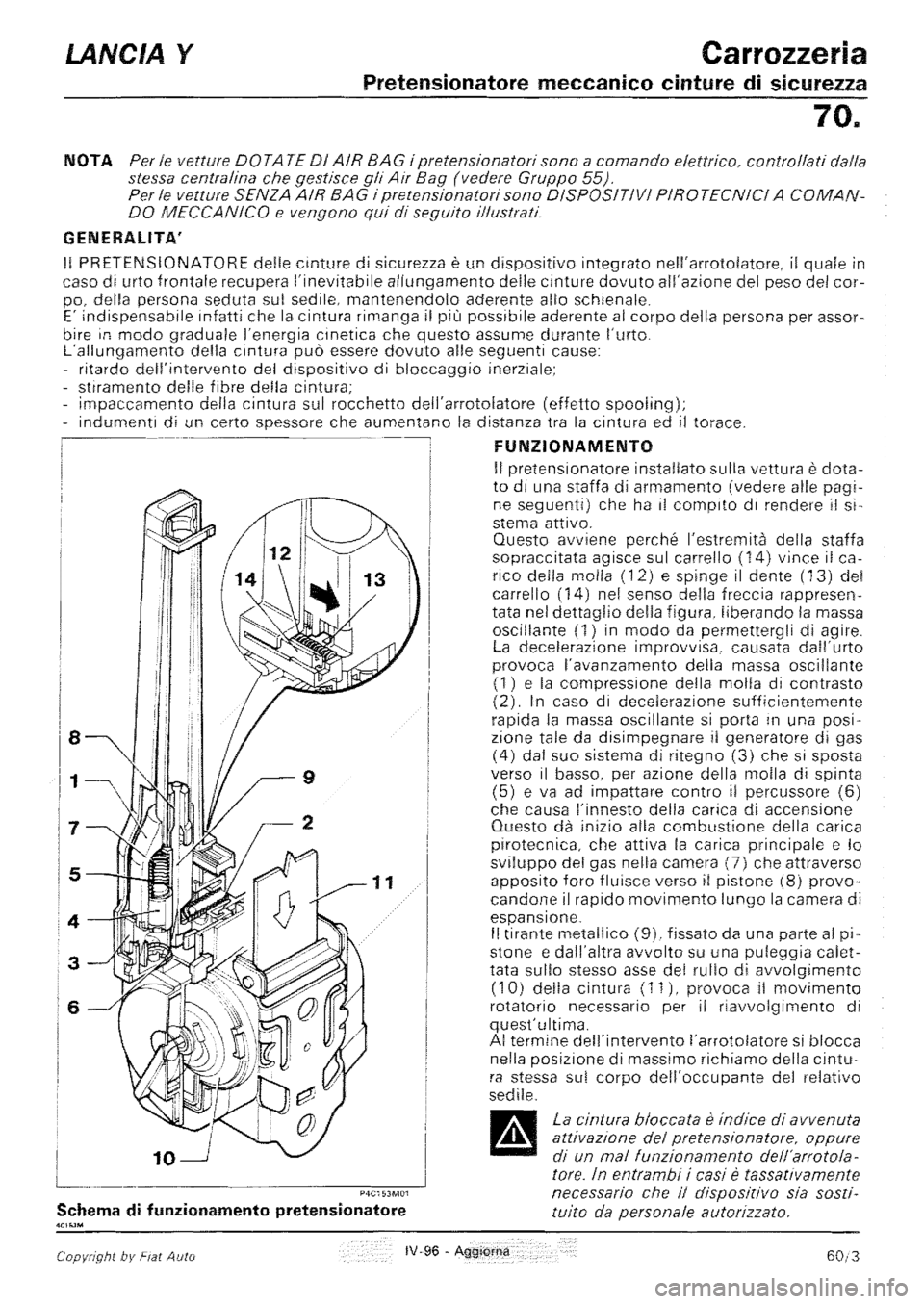 LANCIA Y 1997  Service Repair Manual 