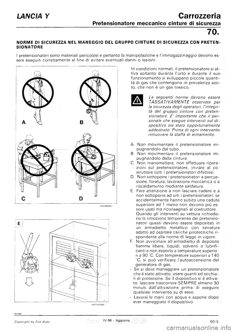 LANCIA Y 1997  Service Repair Manual 