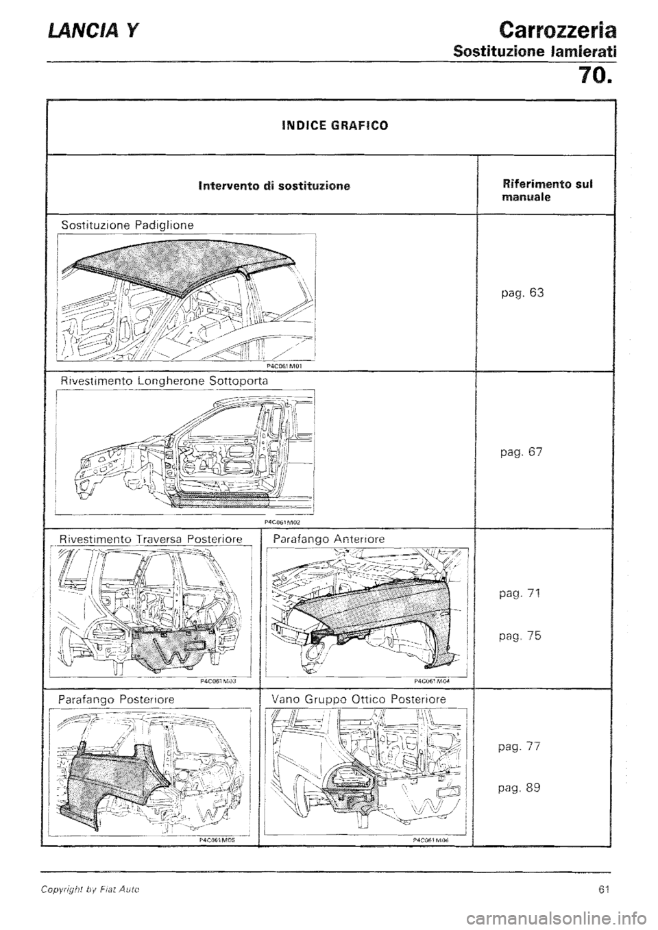 LANCIA Y 1997  Service Repair Manual 