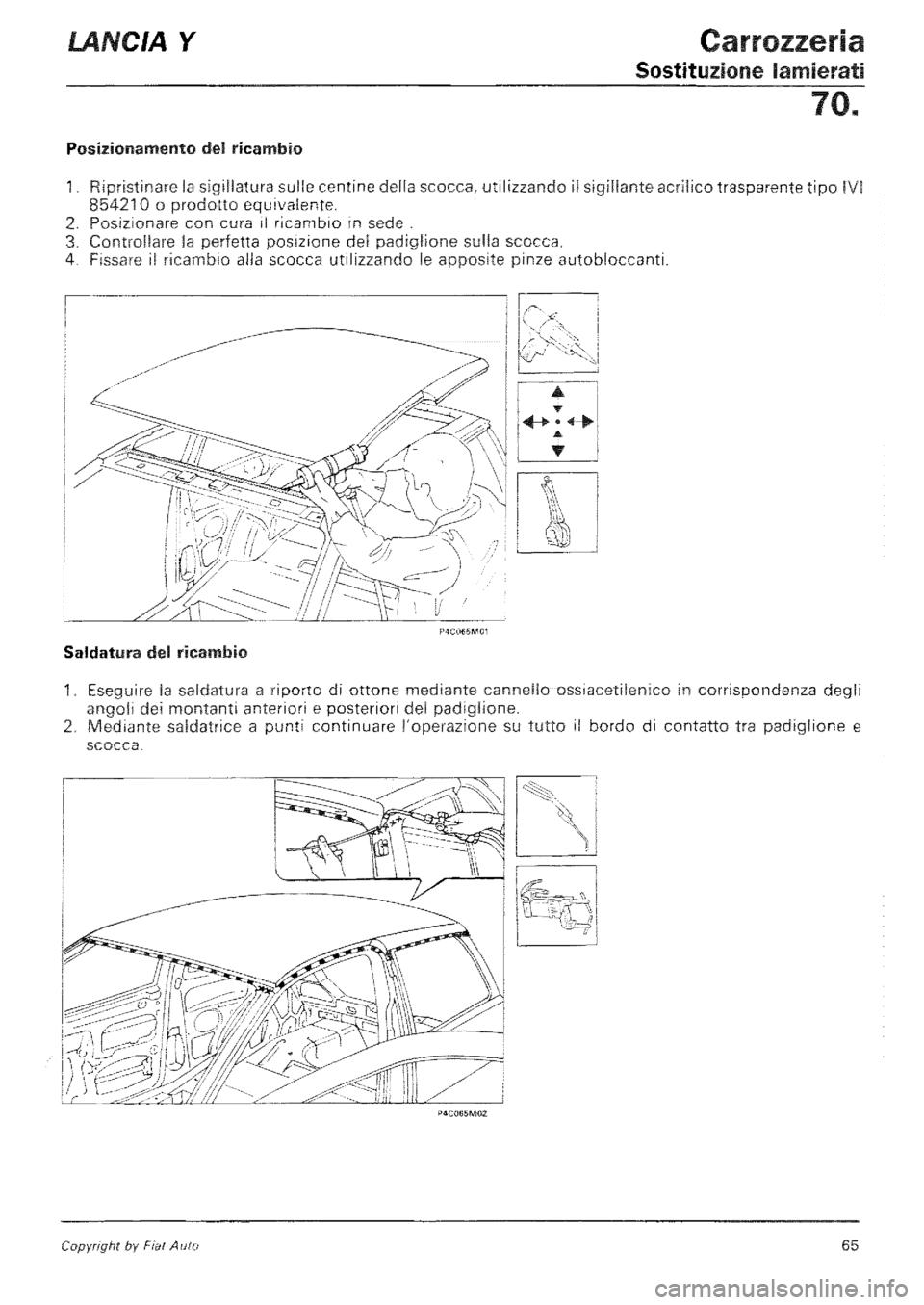 LANCIA Y 1997  Service Repair Manual 