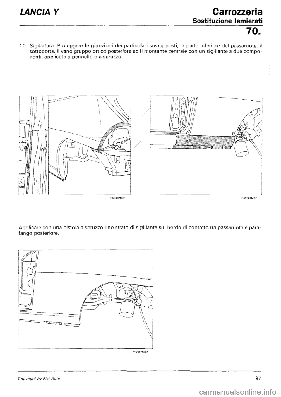 LANCIA Y 1997  Service Repair Manual 