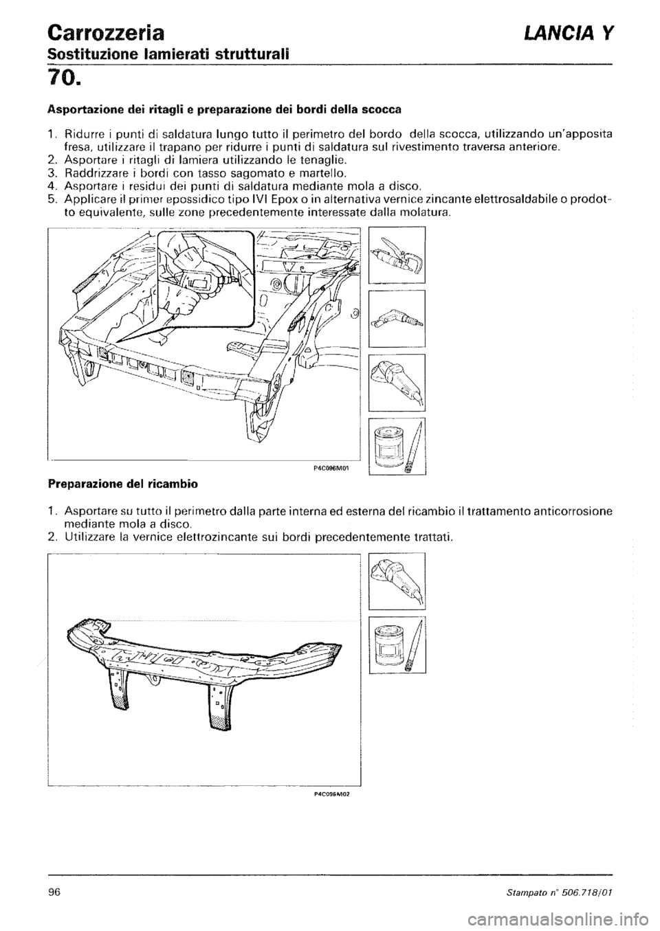 LANCIA Y 1997  Service Repair Manual 