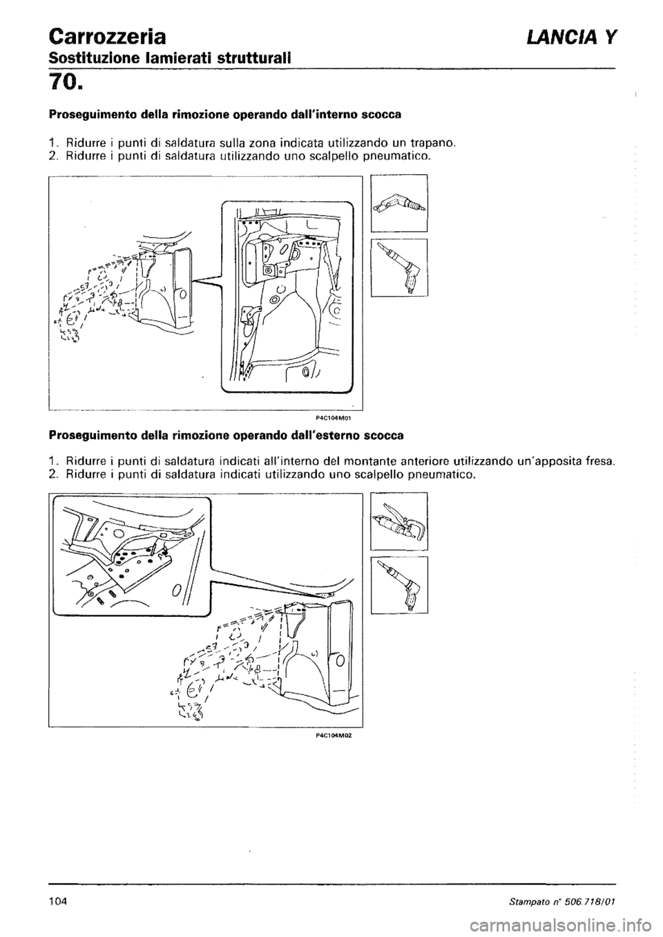 LANCIA Y 1997  Service Repair Manual 