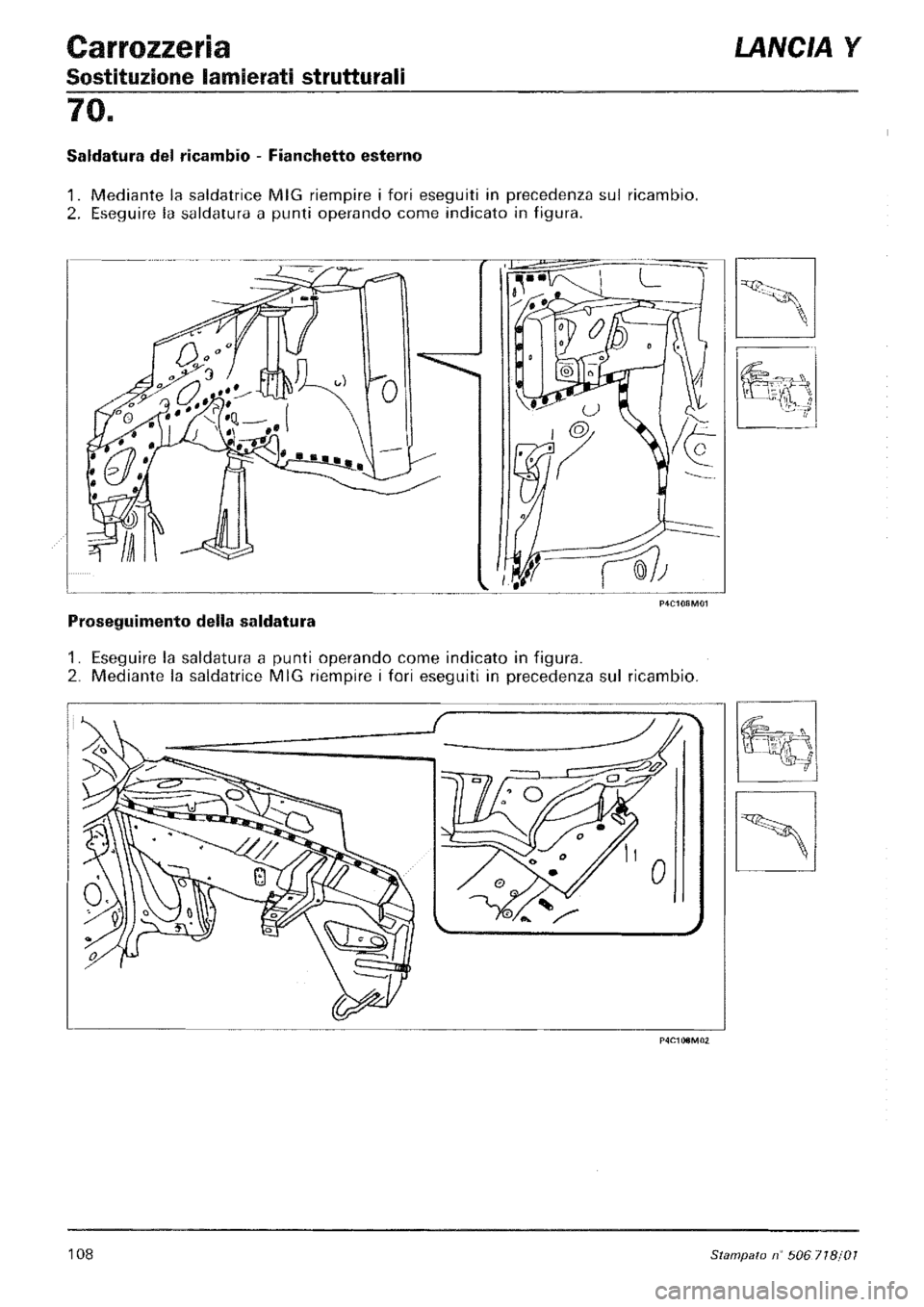 LANCIA Y 1997  Service Repair Manual 