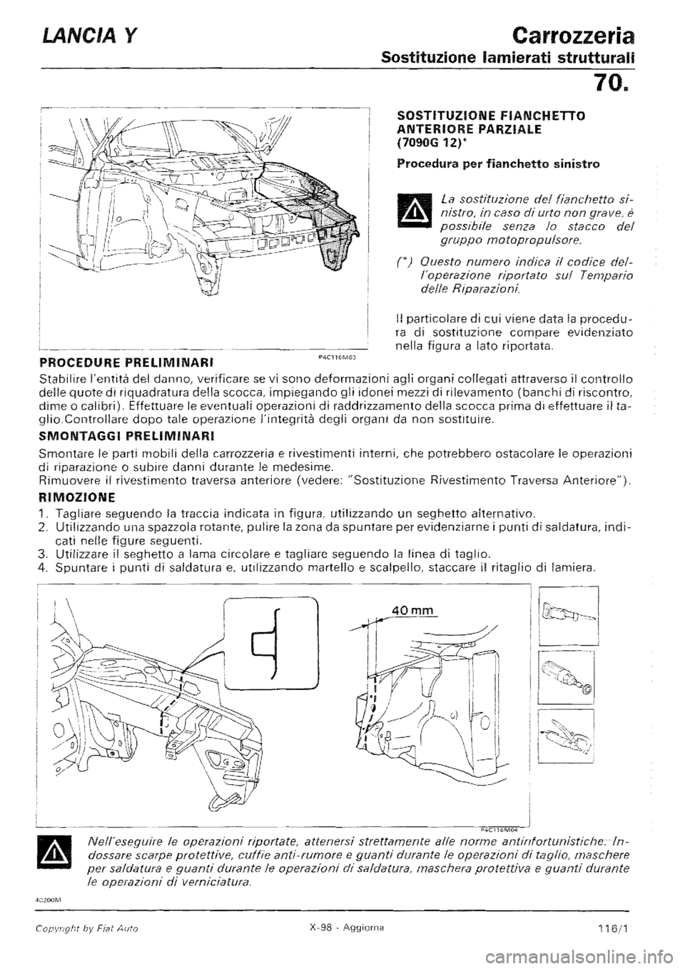 LANCIA Y 1997  Service Repair Manual 