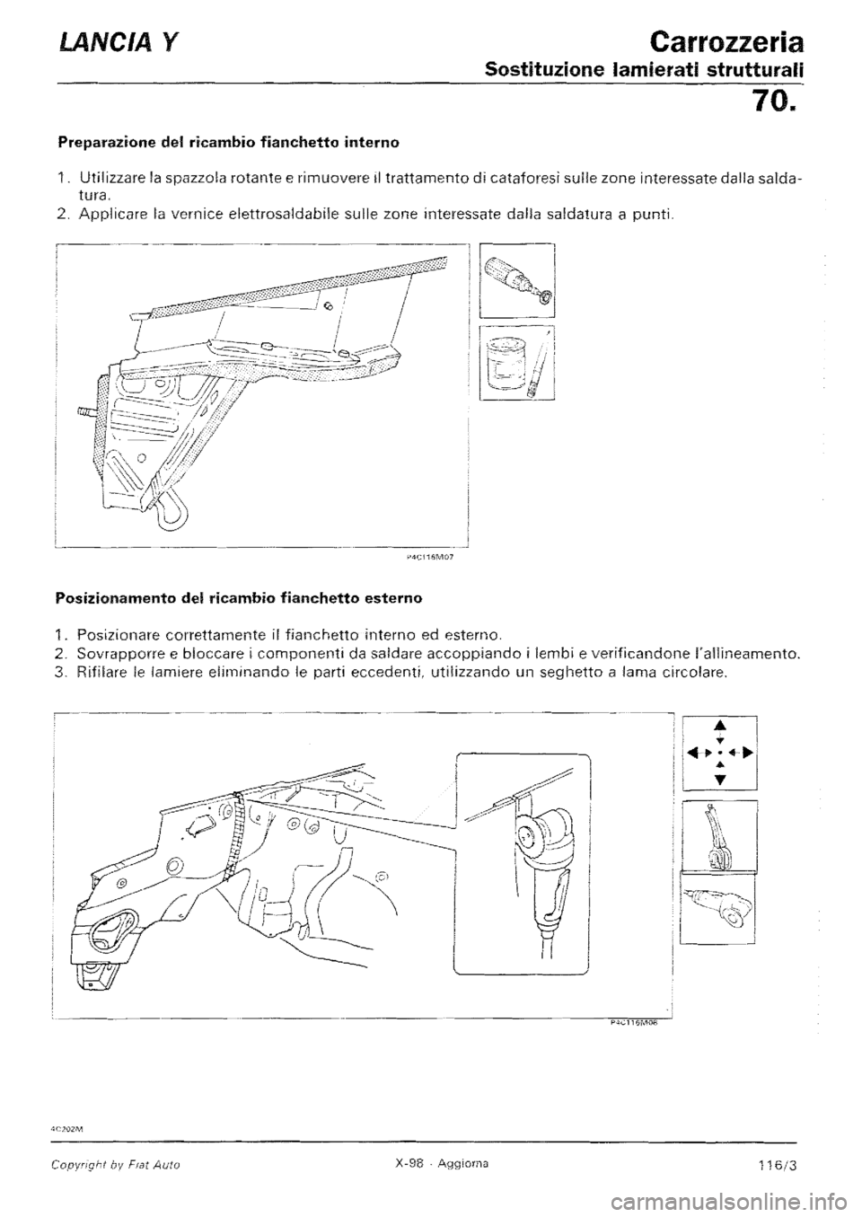 LANCIA Y 1997  Service Repair Manual 