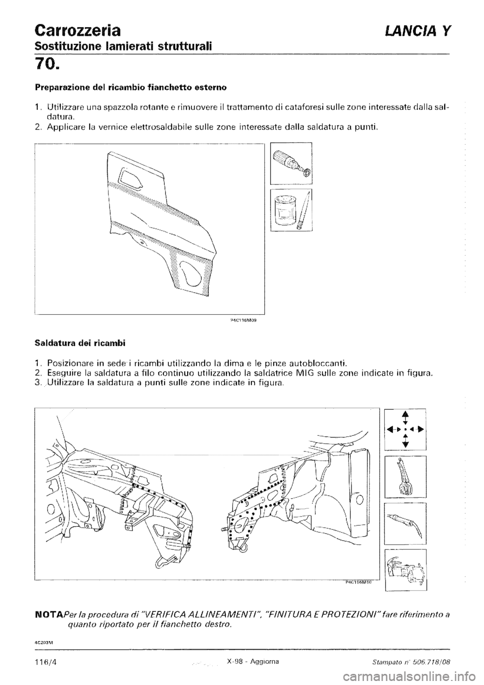 LANCIA Y 1997  Service Repair Manual 