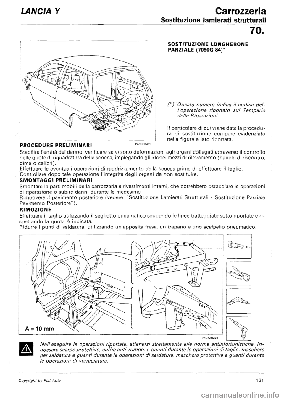 LANCIA Y 1997  Service Repair Manual 