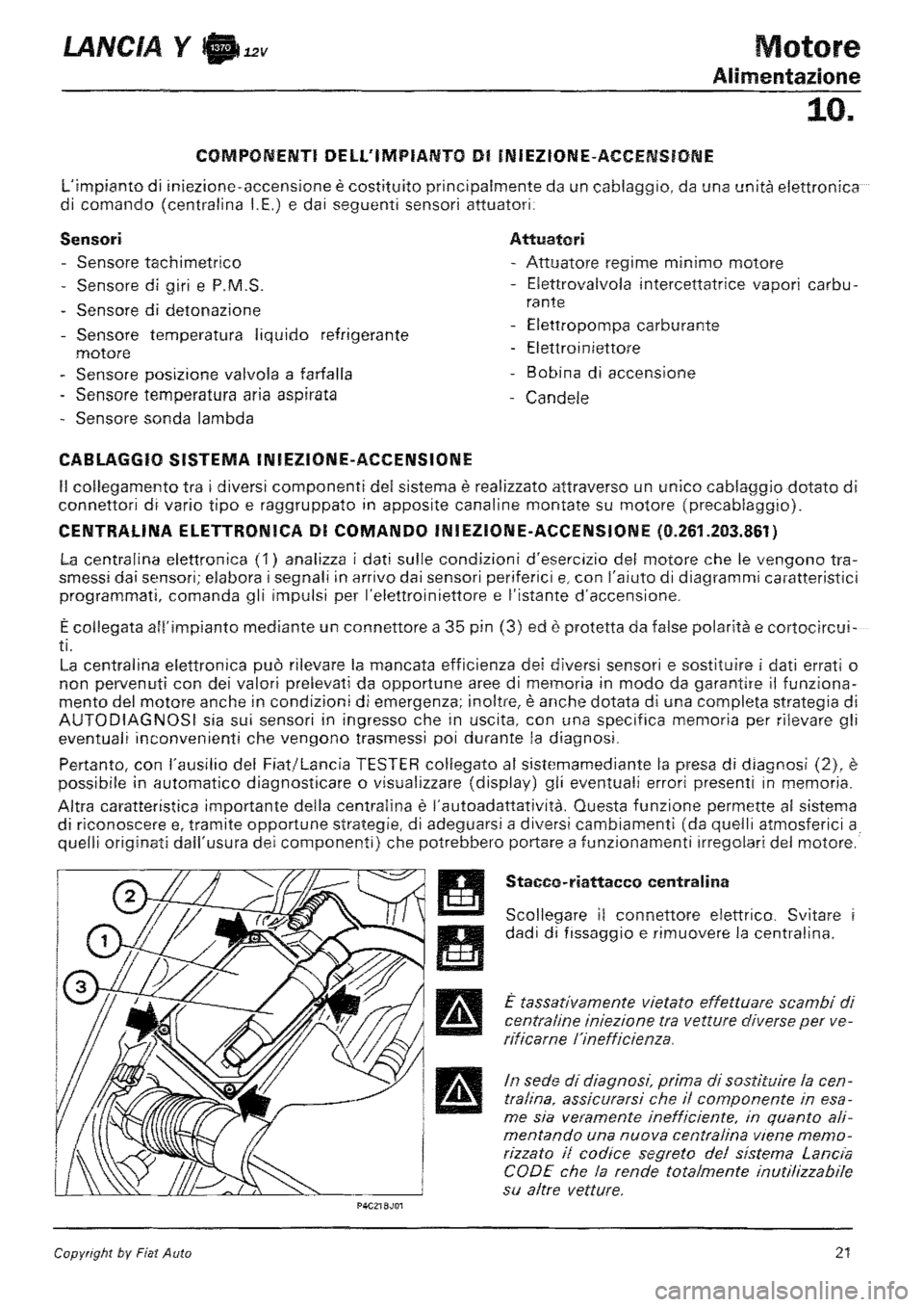 LANCIA Y 1997  Service Repair Manual 