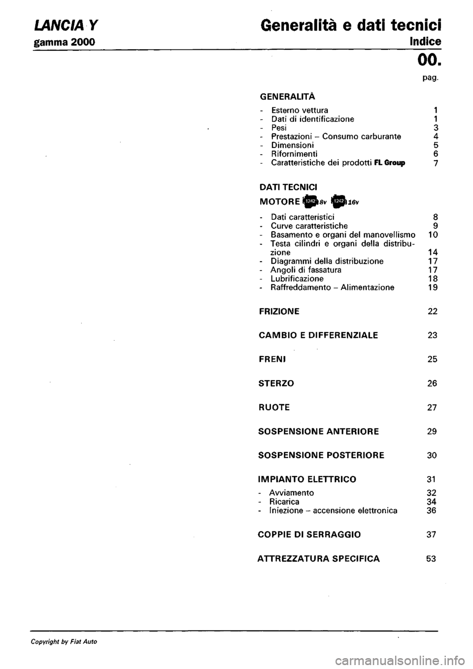 LANCIA Y 1997  Service Repair Manual 