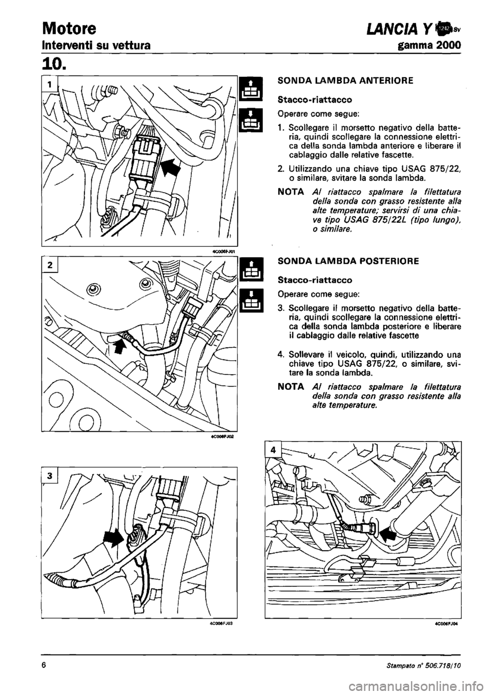 LANCIA Y 1997  Service Repair Manual 