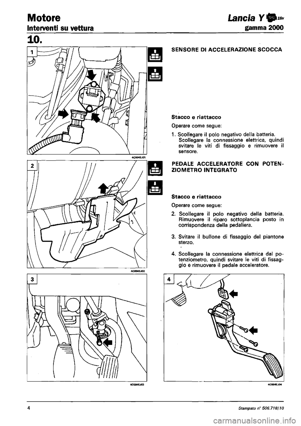 LANCIA Y 1997  Service Repair Manual 