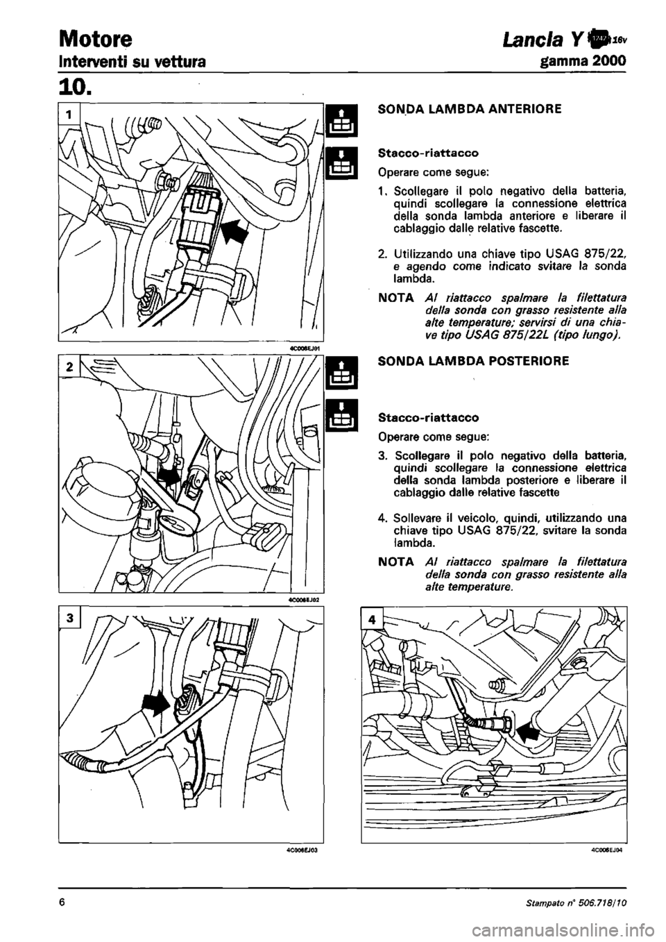 LANCIA Y 1997  Service Repair Manual 