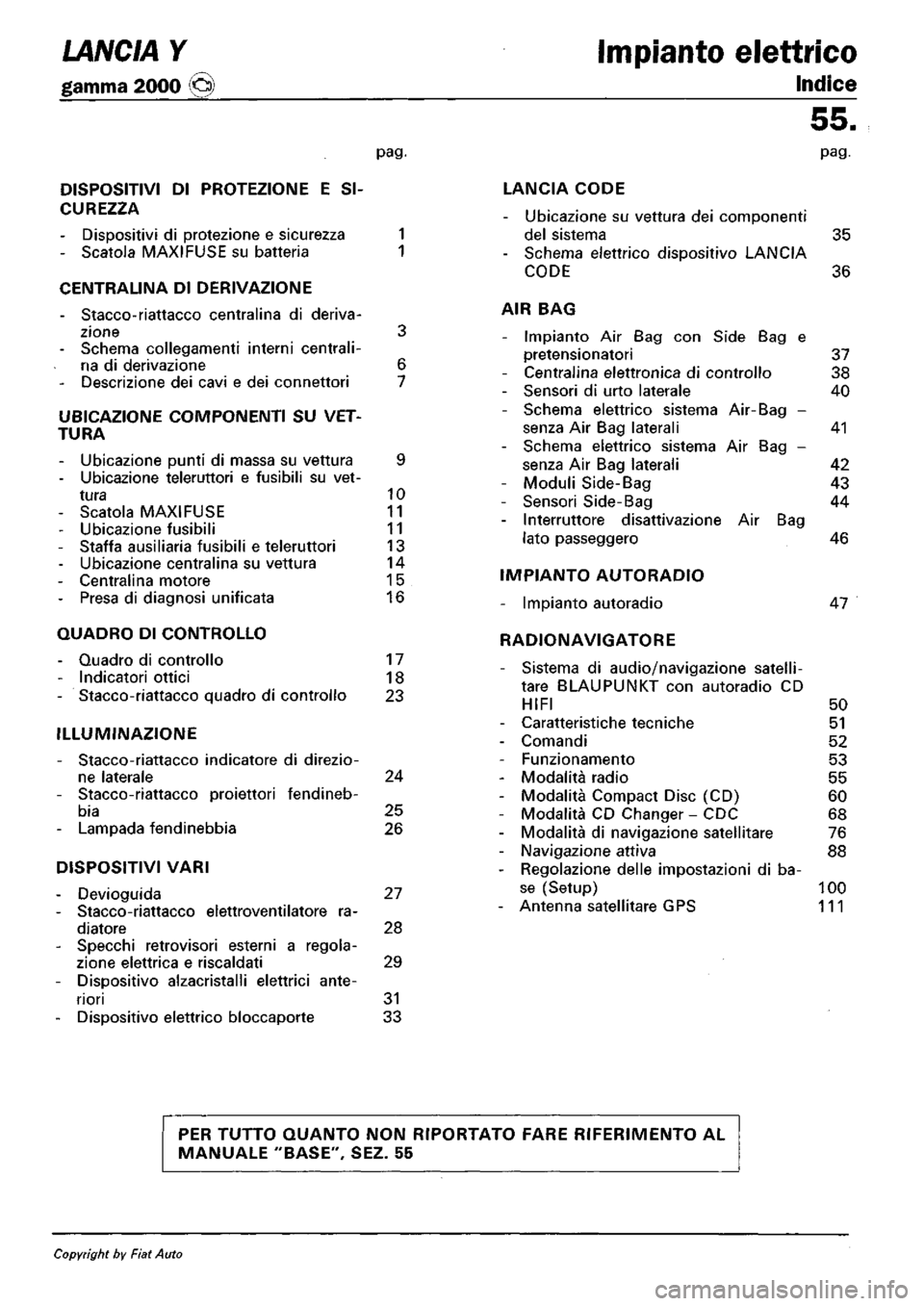 LANCIA Y 1997  Service Repair Manual 