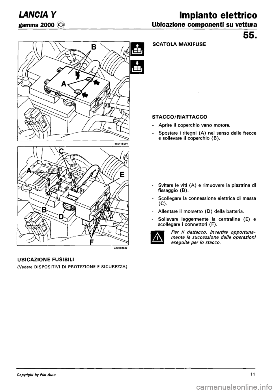 LANCIA Y 1997  Service Repair Manual 