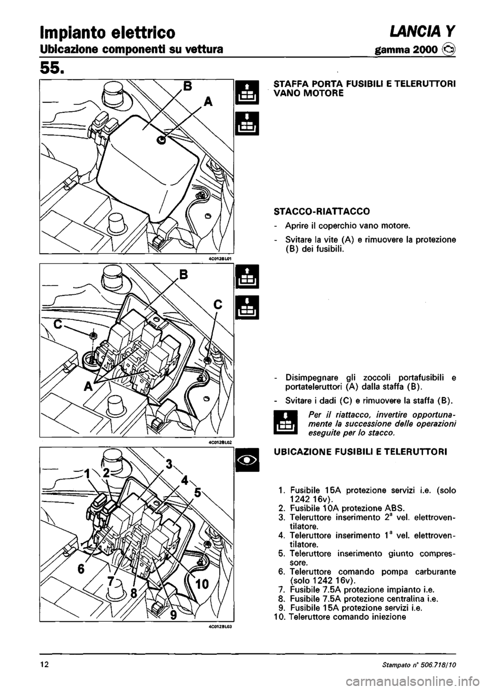 LANCIA Y 1997  Service Repair Manual 