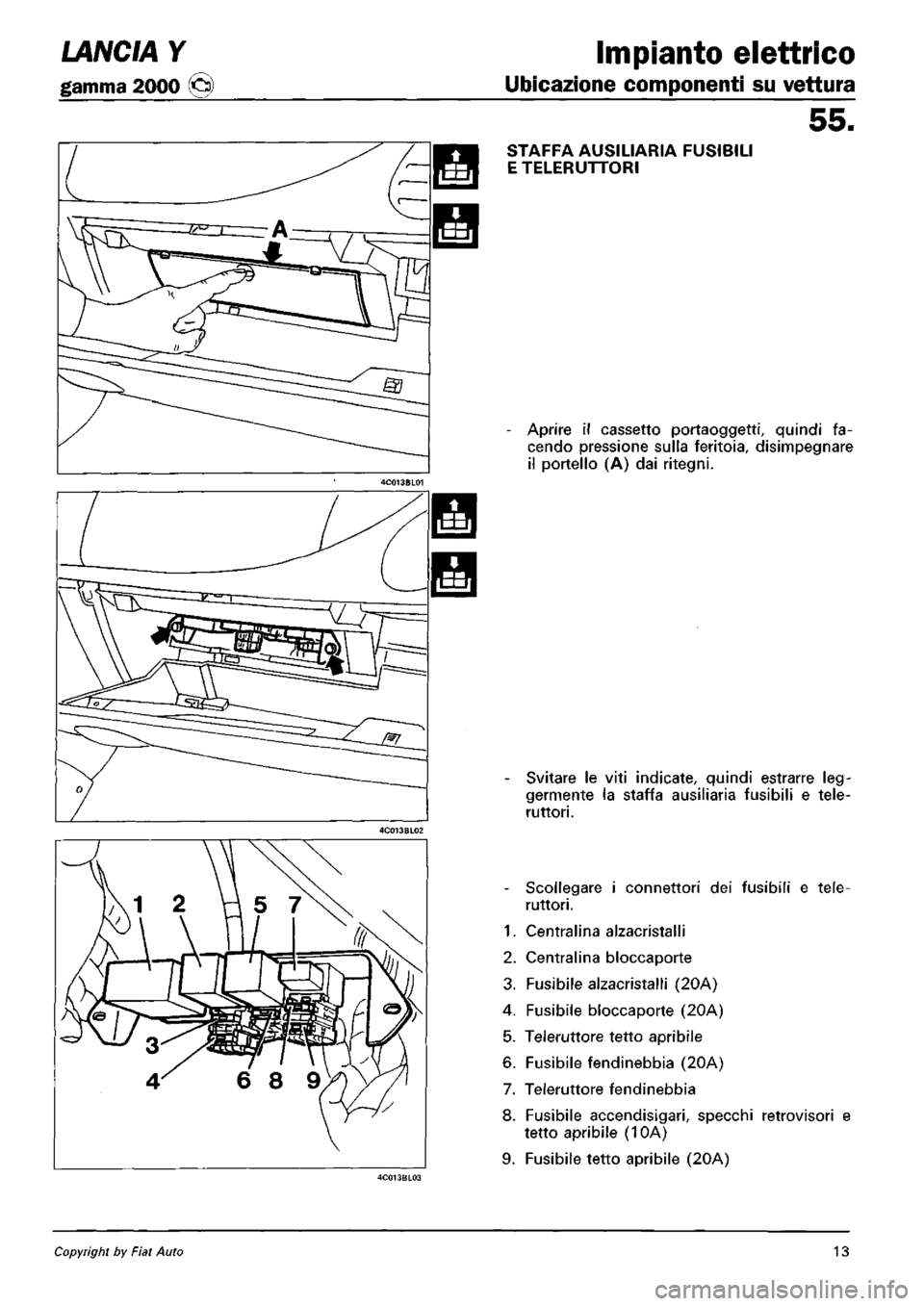 LANCIA Y 1997  Service Repair Manual 
