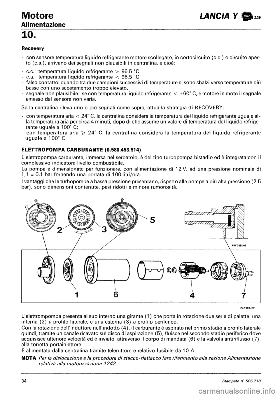 LANCIA Y 1997  Service Repair Manual 