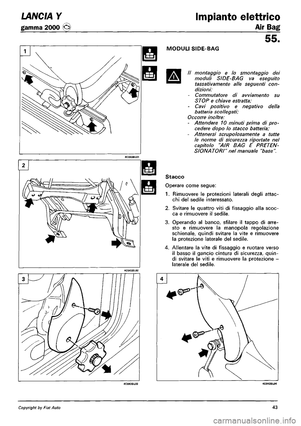 LANCIA Y 1997  Service Repair Manual 