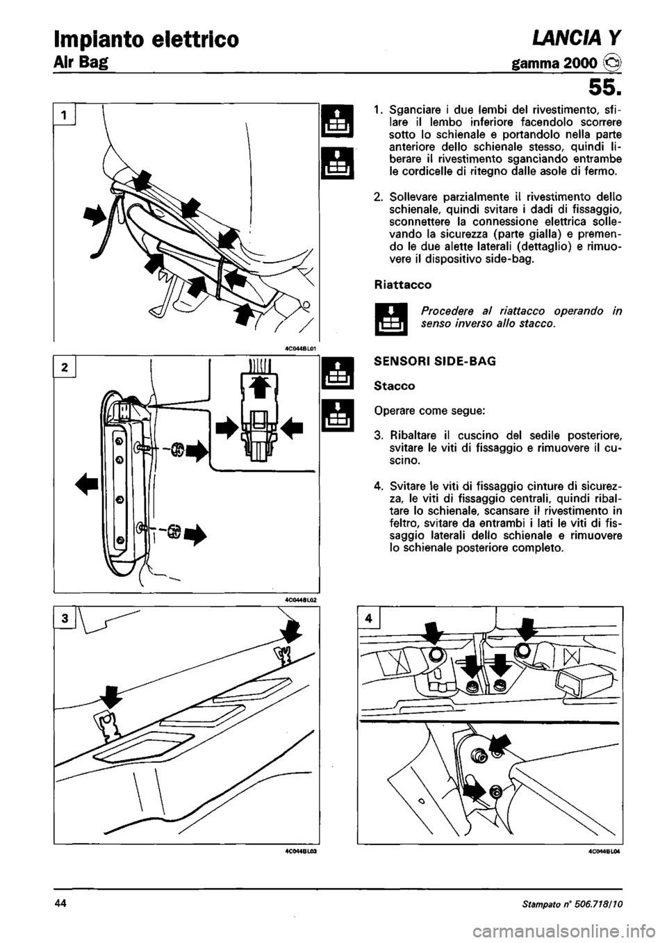 LANCIA Y 1997  Service Repair Manual 
