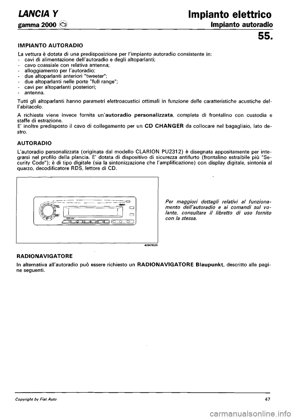 LANCIA Y 1997  Service Repair Manual 