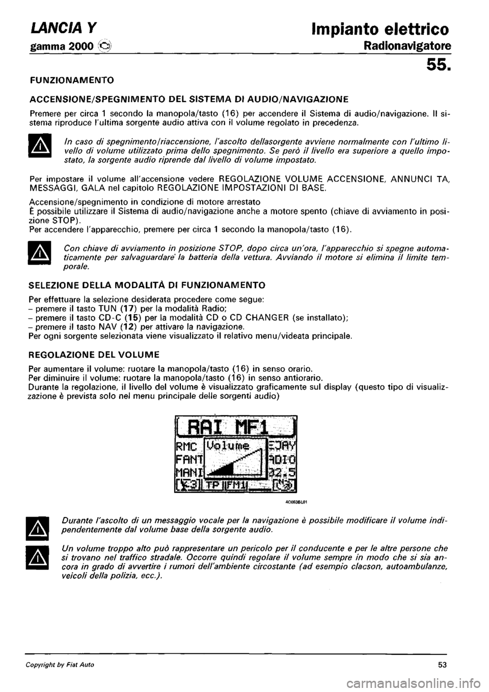 LANCIA Y 1997  Service Repair Manual 