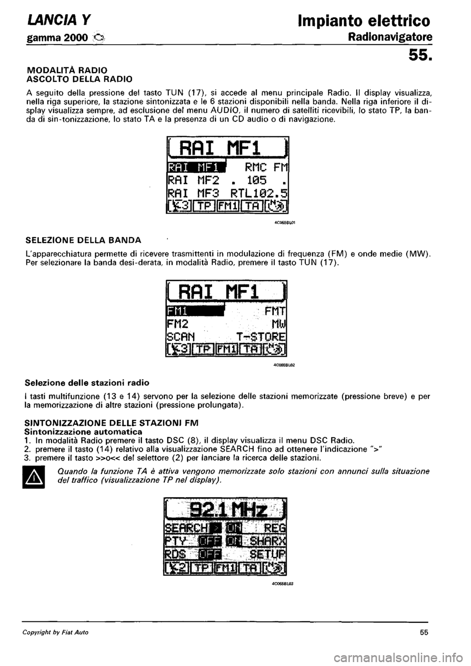 LANCIA Y 1997  Service Repair Manual 