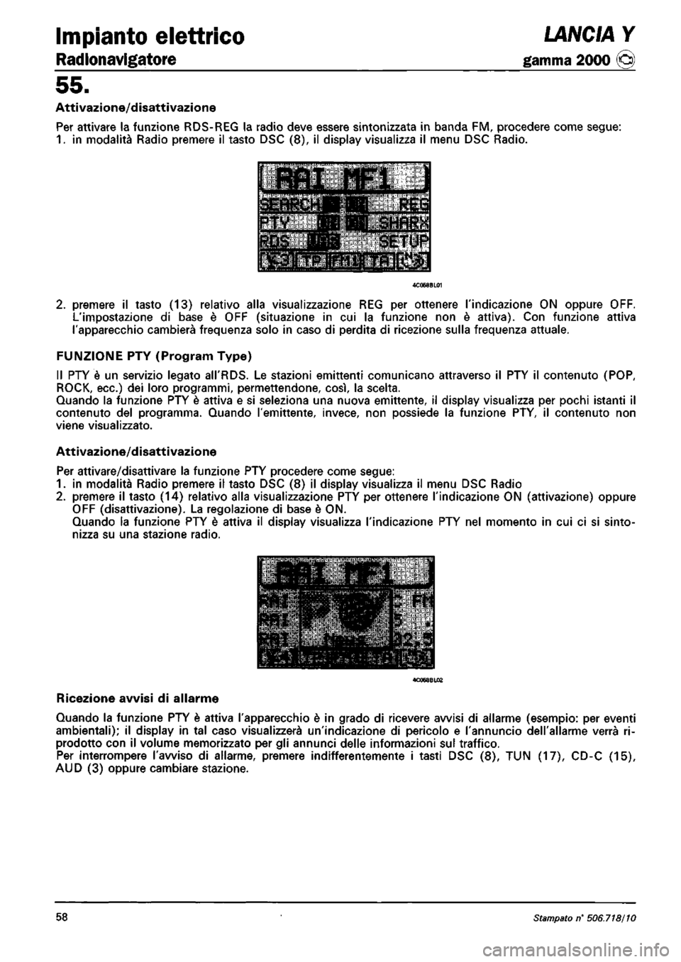 LANCIA Y 1997  Service Repair Manual 