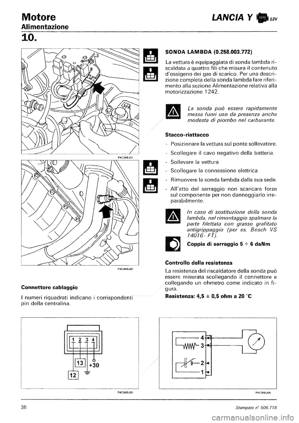 LANCIA Y 1997  Service Repair Manual 