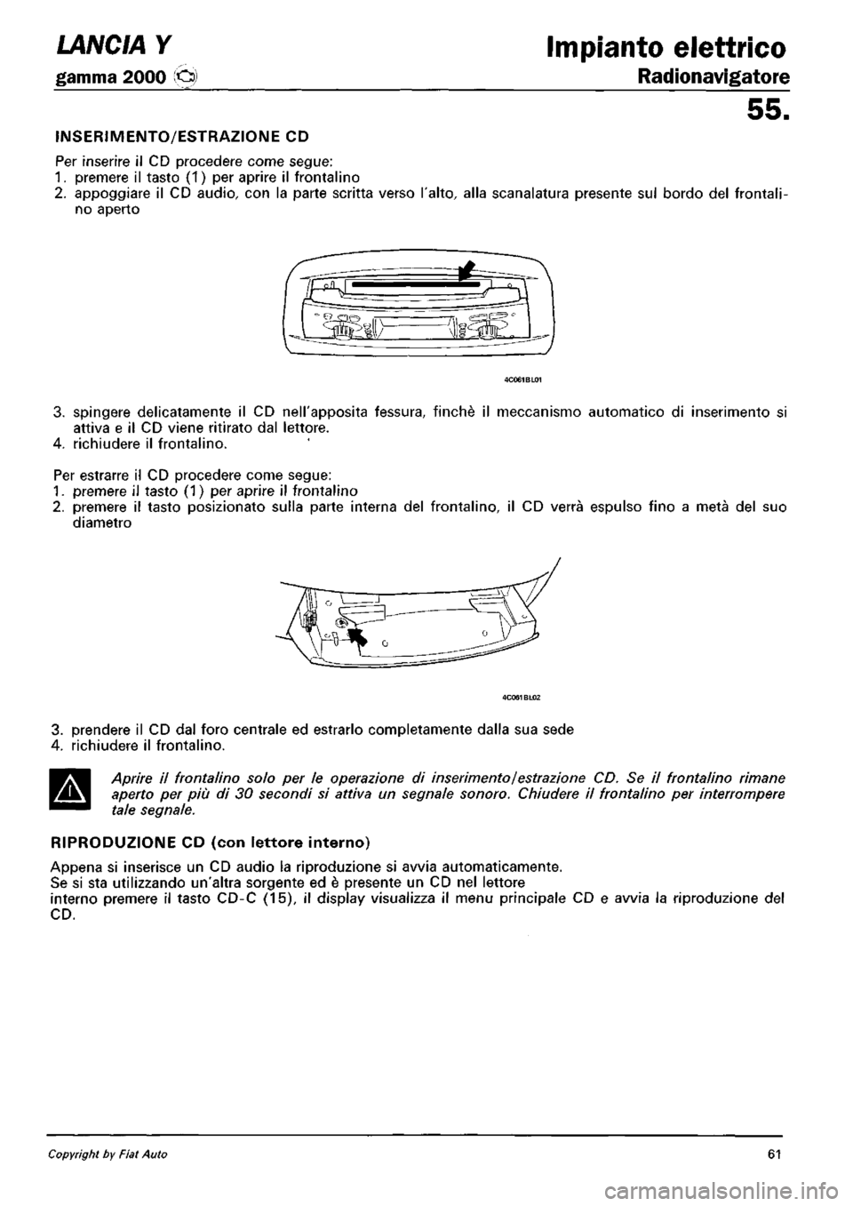 LANCIA Y 1997  Service Repair Manual 