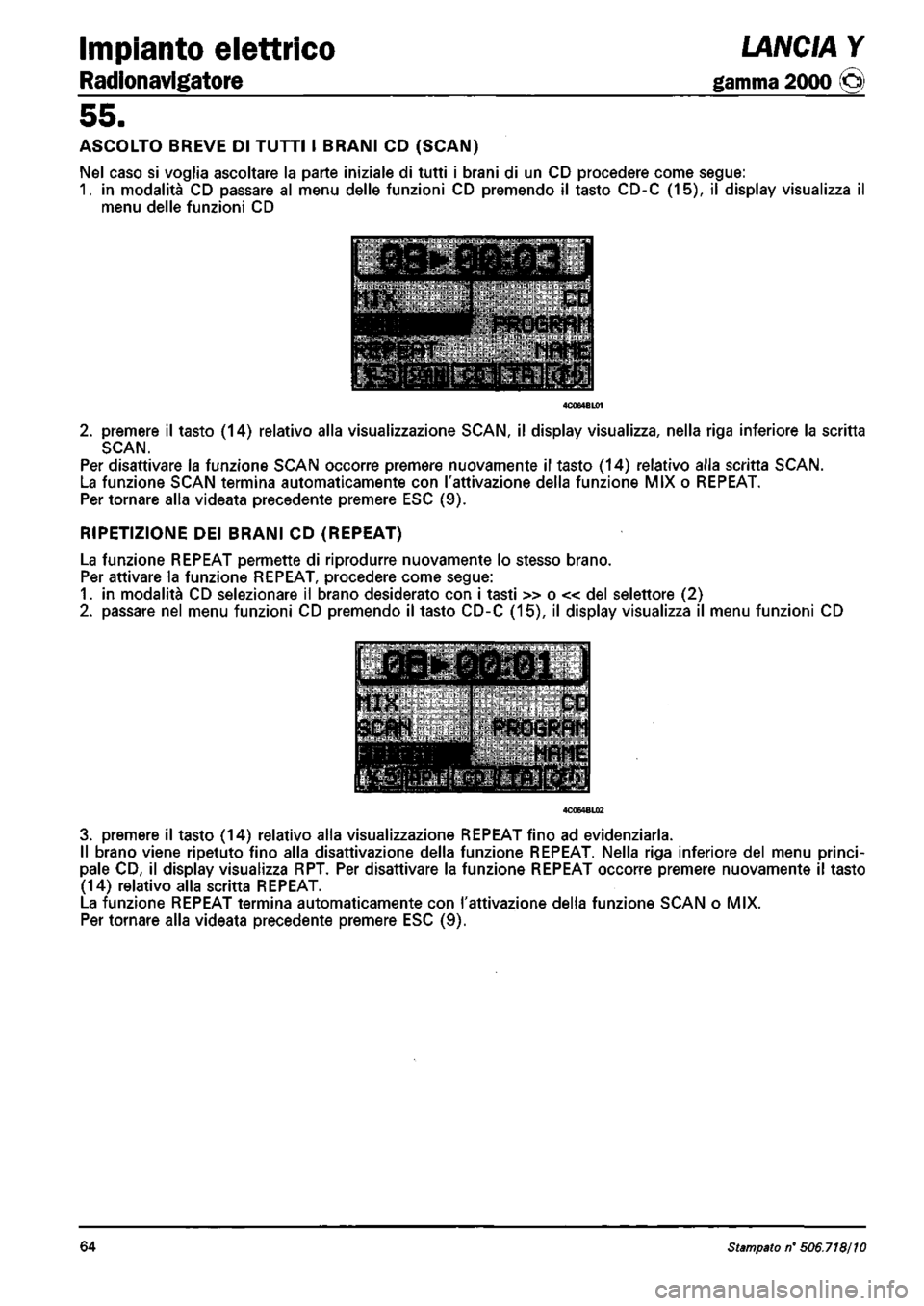 LANCIA Y 1997  Service Repair Manual 
