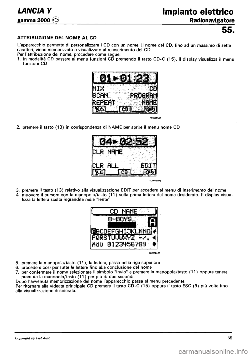 LANCIA Y 1997  Service Repair Manual 