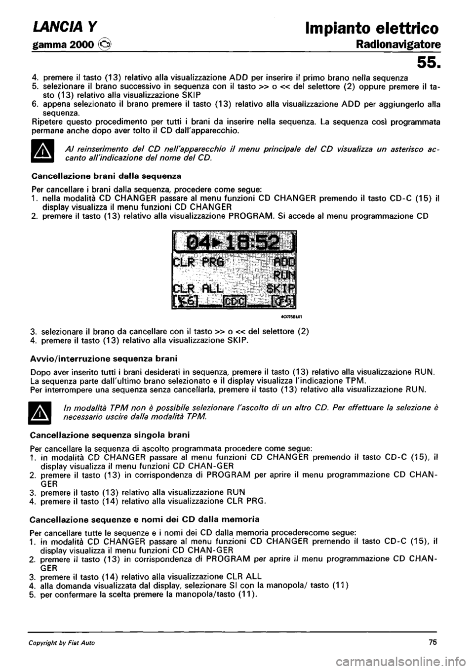 LANCIA Y 1997  Service Repair Manual 