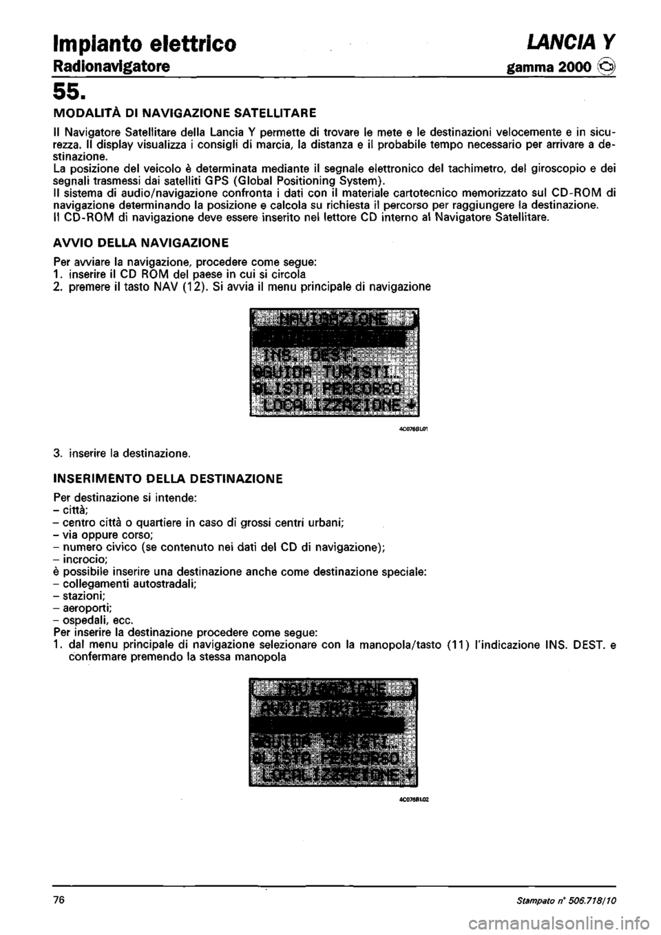 LANCIA Y 1997  Service Repair Manual 