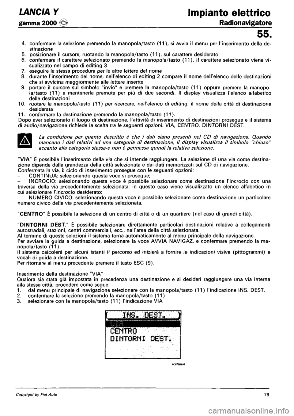 LANCIA Y 1997  Service Repair Manual 