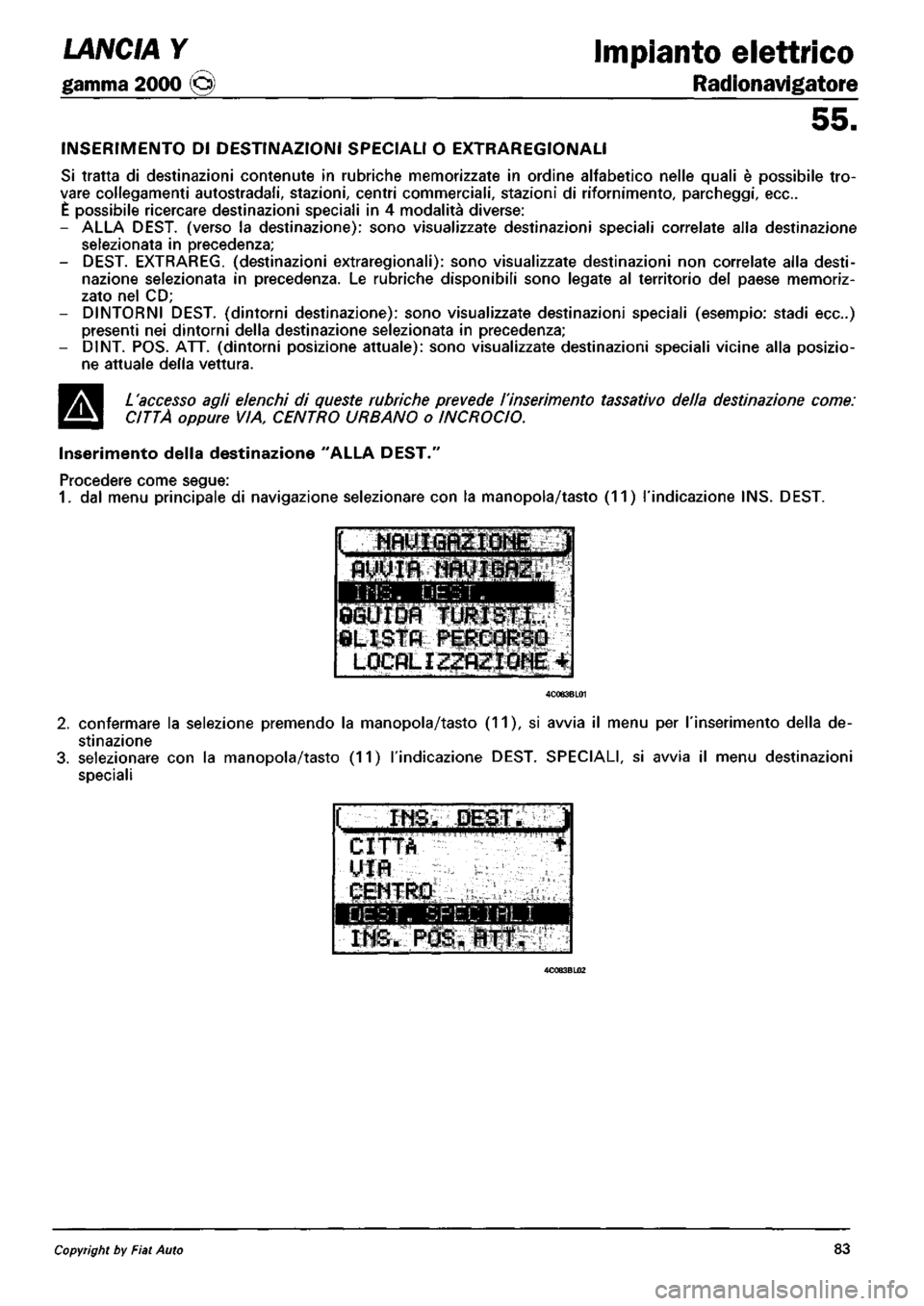 LANCIA Y 1997  Service Repair Manual 