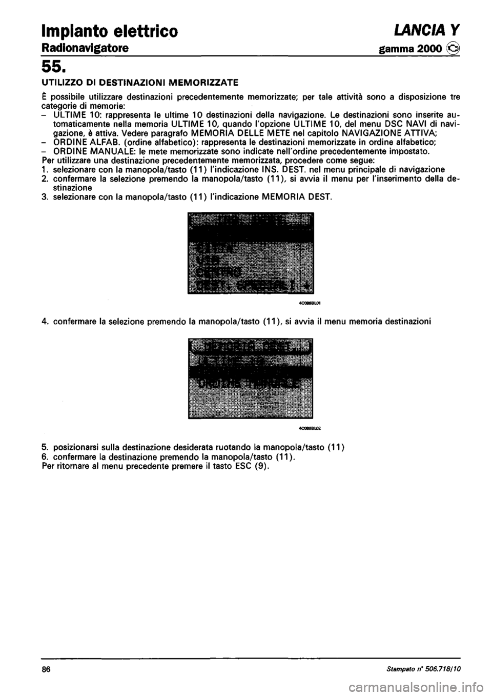 LANCIA Y 1997  Service Repair Manual 